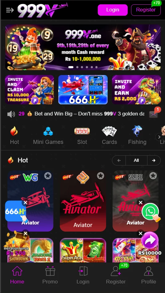 999v login
